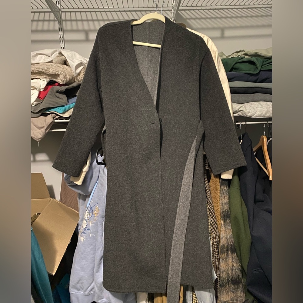 Uniqlo wool blend jacket